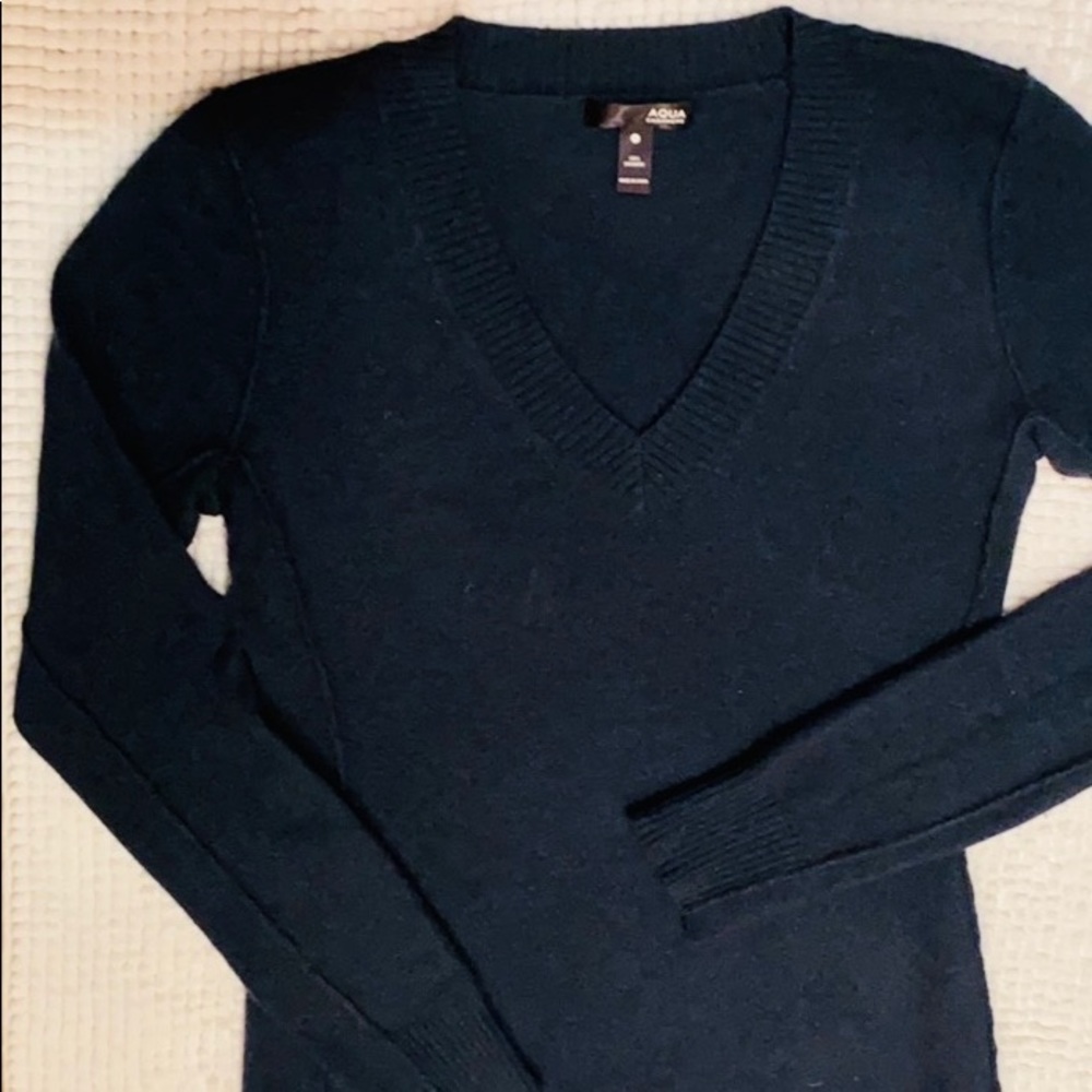 AQUA cashmere sweater